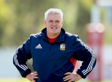 Gatland on Lions duty this year.