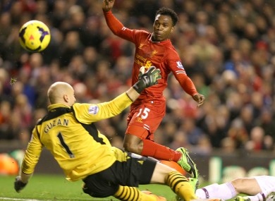 Sturridge's goal got Liverpool back into the game on the stroke of half-time.